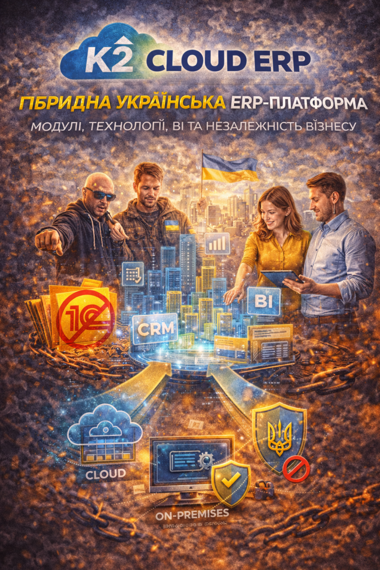 K2 ERP без vendor lock: відкритий код K2 ERP