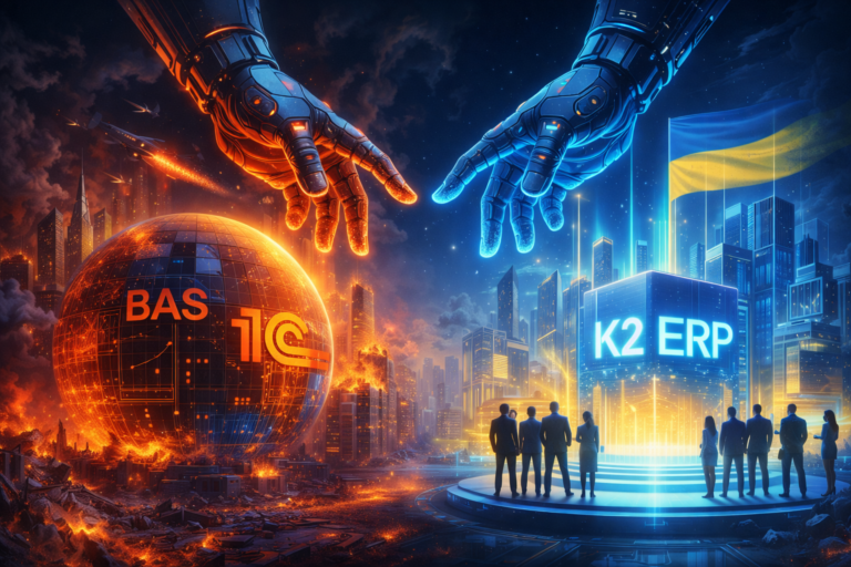 BAS без vendor lock: відкритий код K2 ERP