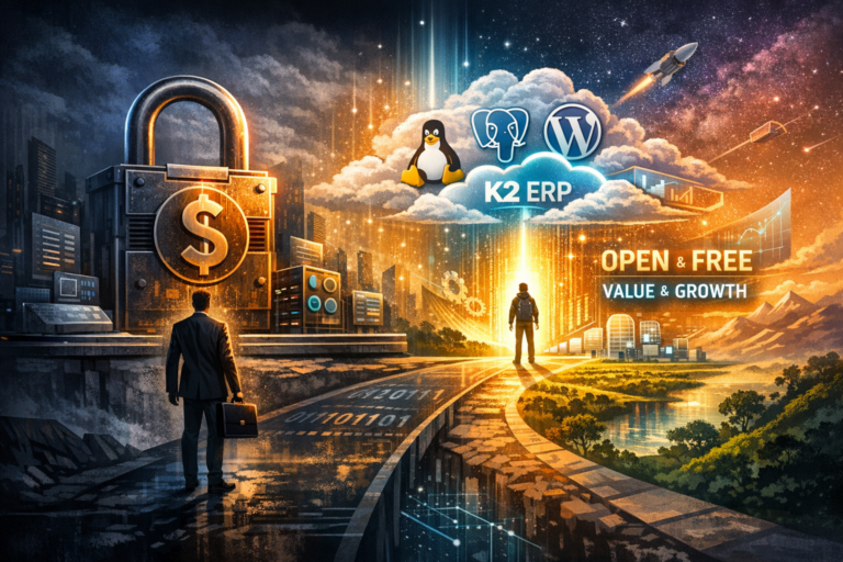 Не продавати доступ. Продавати свободу без vendor lock: відкритий код K2 ERP