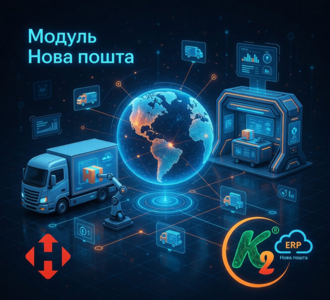Модуль Нова пошта — модуль K2 ERP для вашого бізнесу 1 Модуль Нова пошта