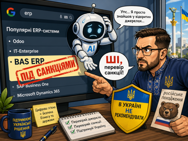 BAS ERP у рекомендаціях Google AI без vendor lock: відкритий код K2 ERP