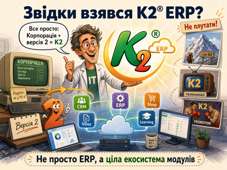 Звідки взявся K2® ERP без vendor lock: відкритий код K2 ERP